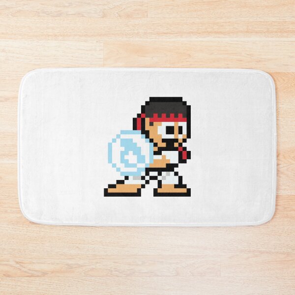 Item preview, Ryu Hadouken (Street Fighter) 8-bit Retro Pixel Art designed and sold by The Armorsmith.