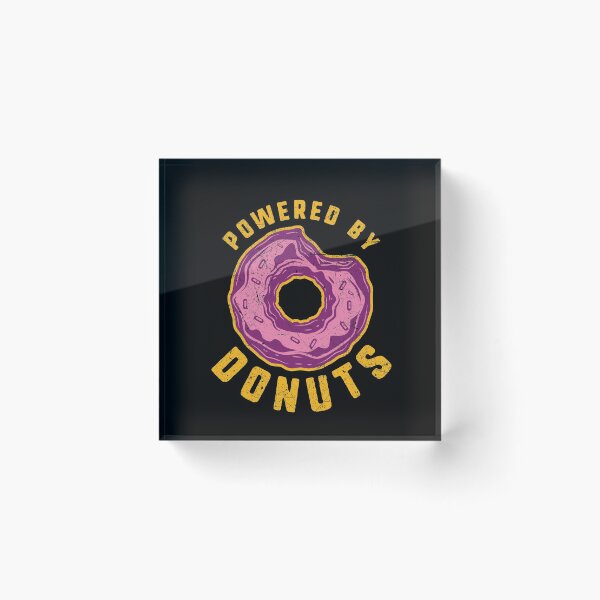 Item preview, Powered By Donut — Cute Donuts Lovers designed and sold by MintaApparel.