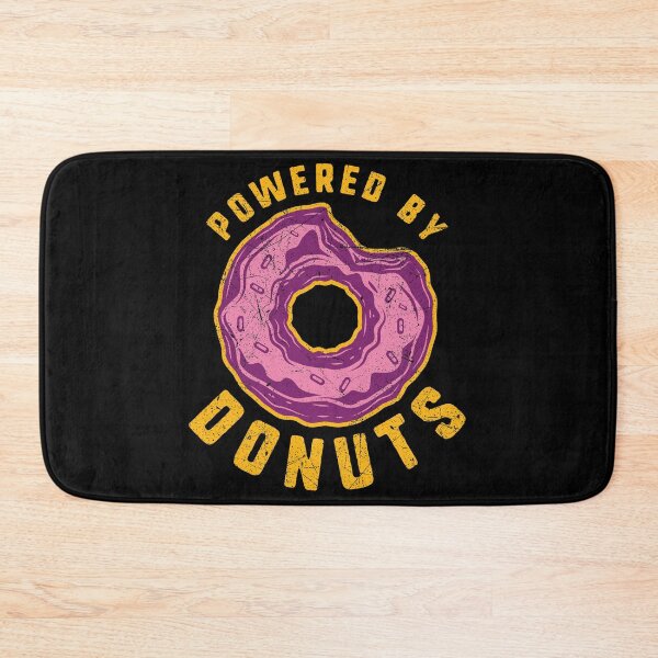 Item preview, Powered By Donut — Cute Donuts Lovers designed and sold by MintaApparel.