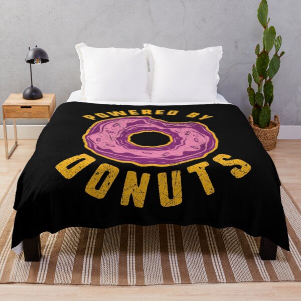 Item preview, Powered By Donut — Cute Donuts Lovers designed and sold by MintaApparel.