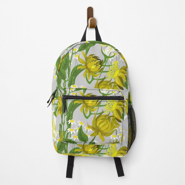 Item preview, Seamless floral pattern. Different yellow flowers on a grey background. designed and sold by Natalya Alexandrou.