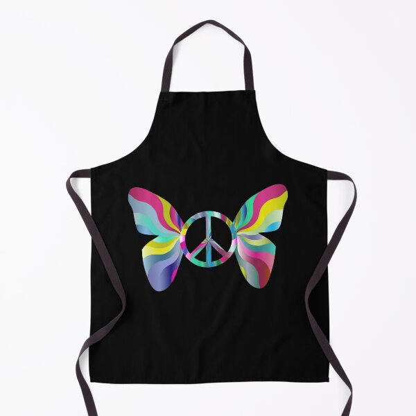 Item preview, Colorful peace symbol with butterfly wings designed and sold by Photography-Art.