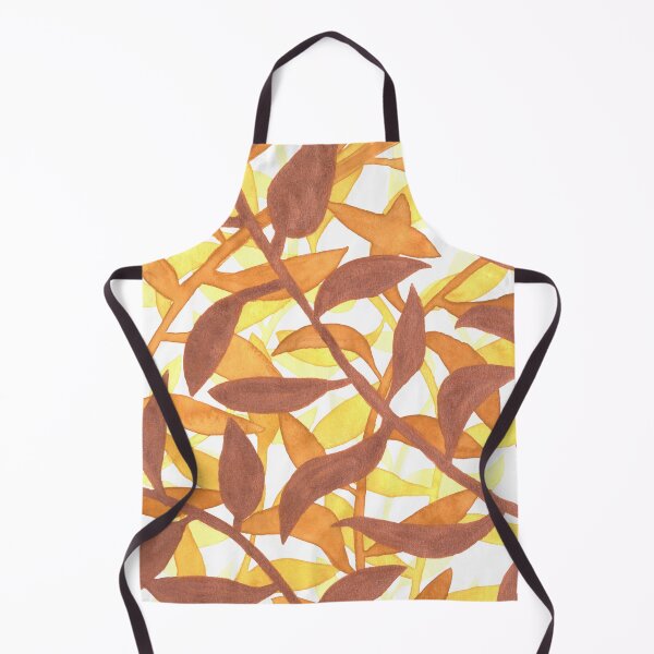 Item preview, Jungle of Tendril Plants in Sunny Yellow, Ocker and Bonze Metallic designed and sold by nabeArtist.