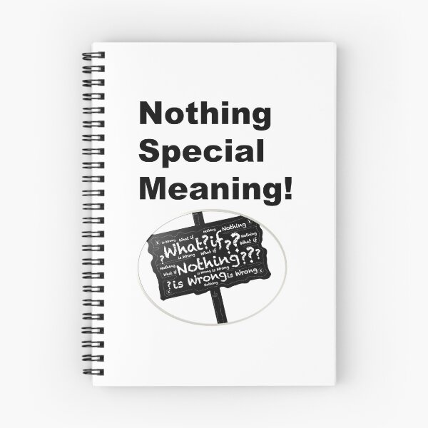 Item preview, NOTHING SPECIAL MEANING  designed and sold by Dahani-mo.