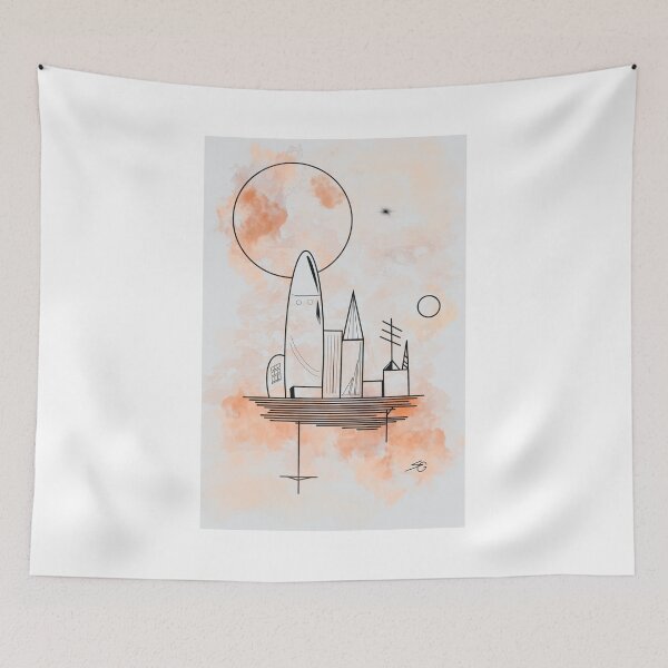 Item preview, Atomic Space Port Art – Off World Adventure designed and sold by Midwest-Goods.