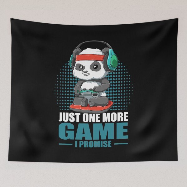 Item preview, Funny Panda Gaming Gamer Just One more Game designed and sold by melomedia.
