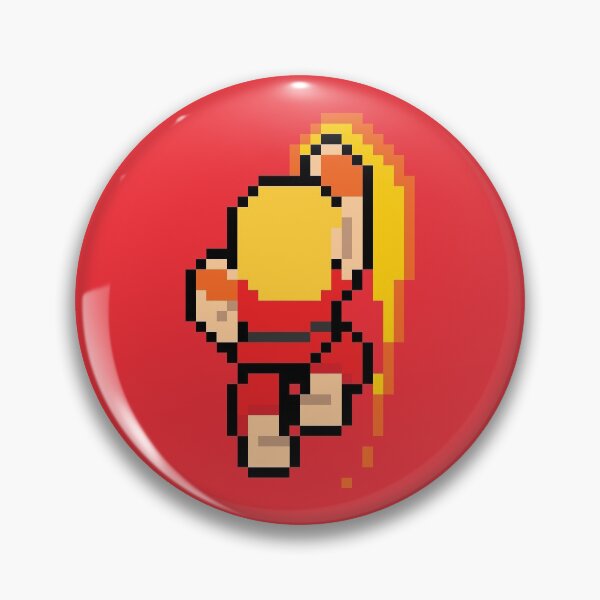 Item preview, Ken Shoryuken (Street Fighter) 8-bit Retro Pixel Art designed and sold by The Armorsmith.