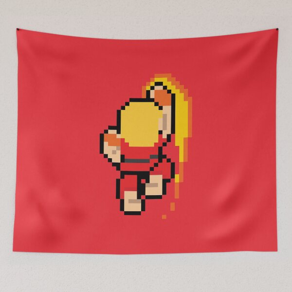 Item preview, Ken Shoryuken (Street Fighter) 8-bit Retro Pixel Art designed and sold by The Armorsmith.