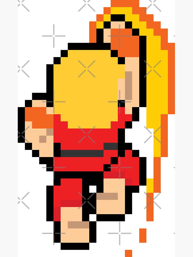 Ken Shoryuken (Street Fighter) 8-bit Retro Pixel Art