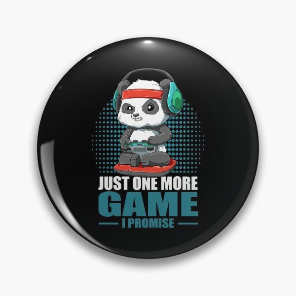 Item preview, Funny Panda Gaming Gamer Just One more Game designed and sold by melomedia.