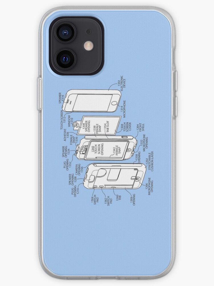 Mobile Phone Exploded Drawing Iphone Case Cover By Timothybeighton Redbubble