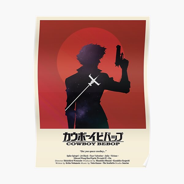 Cowboy Bebop - Space Cowboy Cropped Poster Poster
