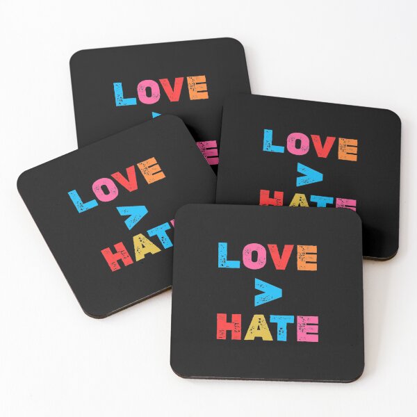 Item preview, Love is greater than hate designed and sold by TheaDesign.