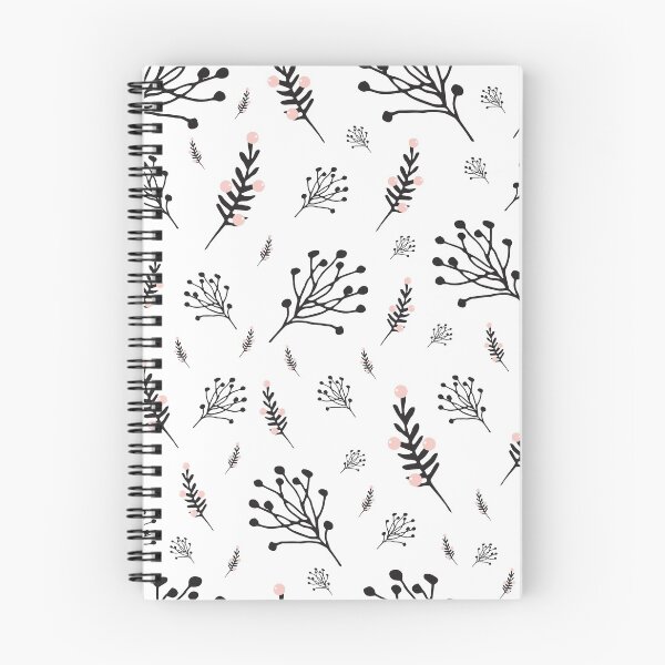 Item preview, Pink black and white floral pattern flower seamless pattern designed and sold by TamGustam.