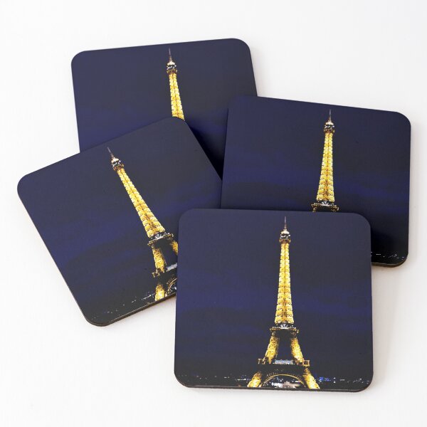 Item preview, Eiffel-tower lit up by night designed and sold by justsannex.