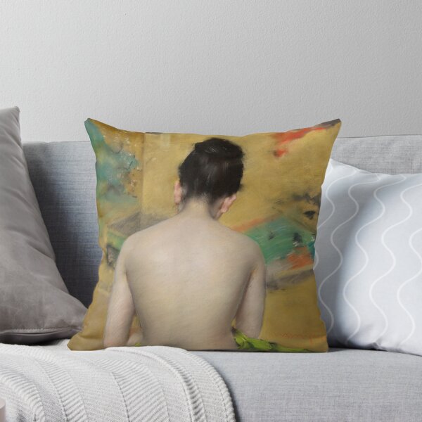 Item preview, Study of Flesh Color and Gold by William Merritt Chase, American, 1888 designed and sold by Shapes-Mania.