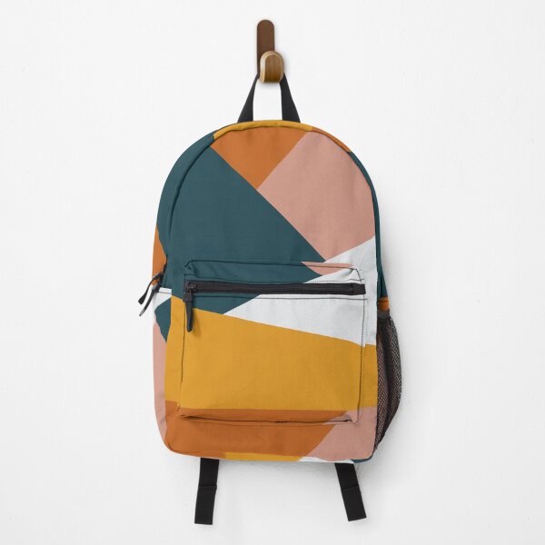 Item preview, Abstract shapes - orange, pink, blue, white and yellow designed and sold by Silly Lily.