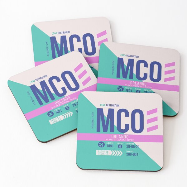 Item preview, Orlando (MCO) Airport Code Baggage Tag designed and sold by SLAG-Creative.