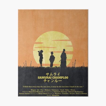 Item preview, Samurai Champloo - Sun Rise Poster designed and sold by Joe Dowman.