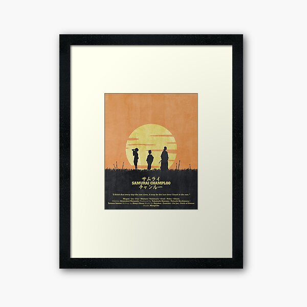 Item preview, Samurai Champloo - Sun Rise Poster designed and sold by Joe Dowman.