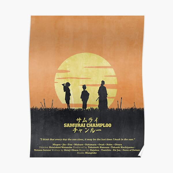 Samurai Champloo - Sonnenaufgang Poster Poster