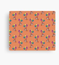 Balloon Meowth Pattern Canvas Print