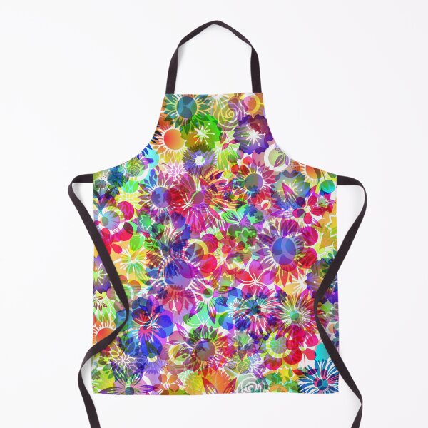 Item preview, Bright Rainbow Colorful Flower Garden Pattern designed and sold by Timeforplay.