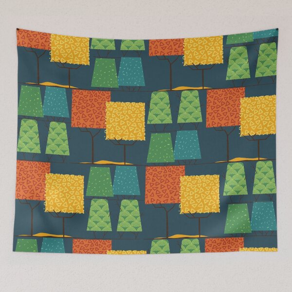 Item preview, Geometric Tree Forest designed and sold by mayamay0.