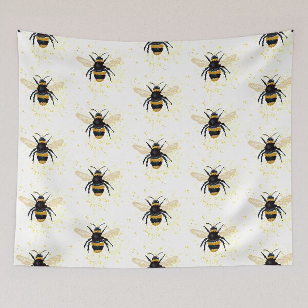 Item preview, Bee paint splatter  designed and sold by Leatextileart.