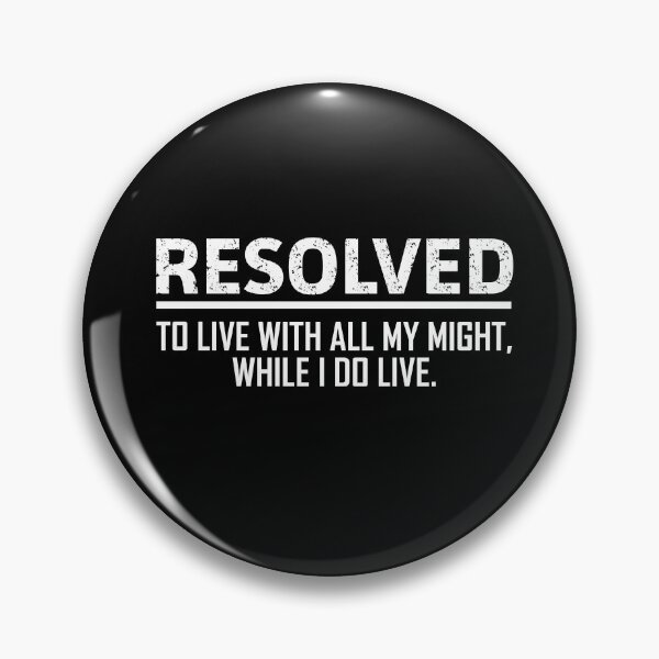Item preview, Jonathan Edwards Resolutions - Live With All My Might designed and sold by KCTraders.