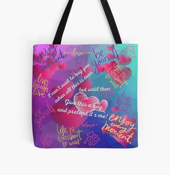 Wrap yourself in a hug All Over Print Tote Bag