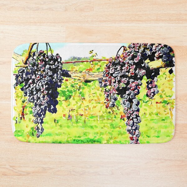 Item preview, Hortus Conclusus: bunches of black grapes in the vineyard designed and sold by Giuseppe Cocco.