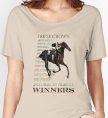 Triple Crown Winners 2015 American Pharoah Women's Relaxed Fit T-Shirt