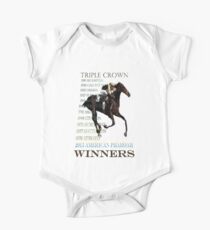 Dreifacher Crown Winners 2015 amerikanischer Pharoah Baby Body Kurzarm