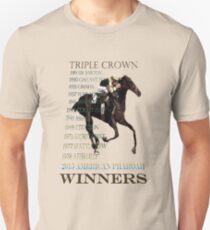 Triple Crown Winners 2015 American Pharoah Unisex T-Shirt