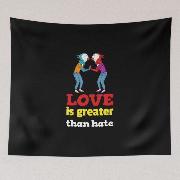 Item preview, Love is greater than hate designed and sold by rodmendonca.