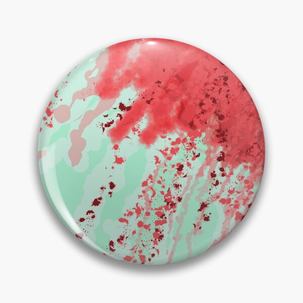 Item preview, Red green bloody jellyfish designed and sold by MentaLee.