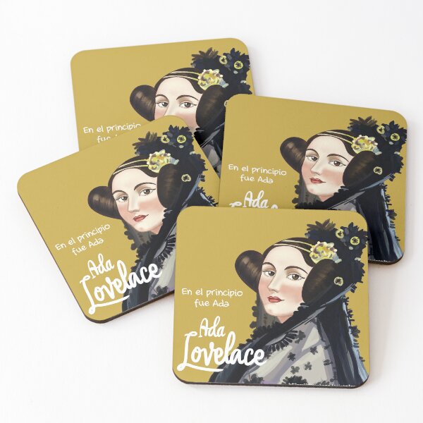 Item preview, Ada Lovelace designed and sold by A Hombros de Gigantas.
