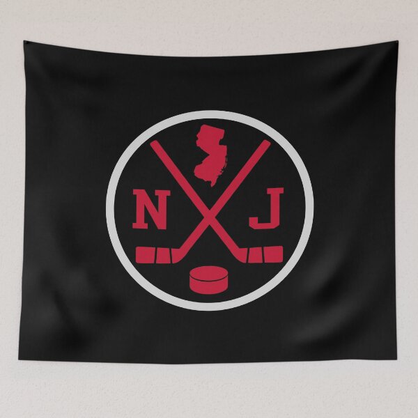 Item preview, Retro New Jersey Hockey Emblem Vintage NJ designed and sold by pixeljamz.