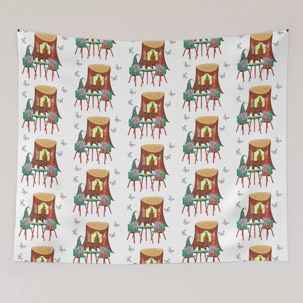Item preview, Gnome Small Tea Party. designed and sold by WildingClan.