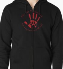 Omnis Vir Lupus Zipped Hoodie