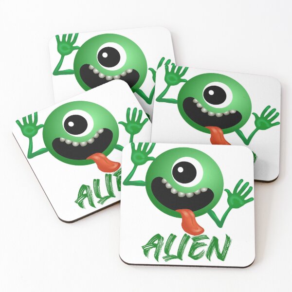 Item preview, Alien Green Smiley designed and sold by eajob.