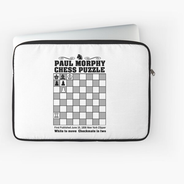 Paul Morphy--Chess Puzzle iPhone Case for Sale by tshdesigns