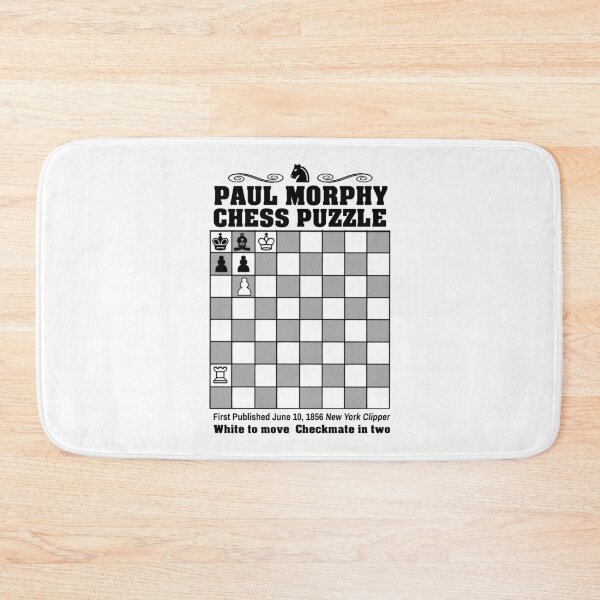 Item preview, Paul Morphy--Chess Puzzle designed and sold by tshdesigns.