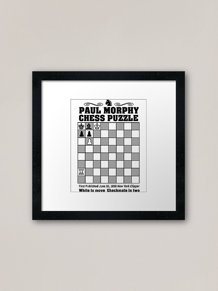 Paul Morphy--Chess Puzzle iPhone Case for Sale by tshdesigns