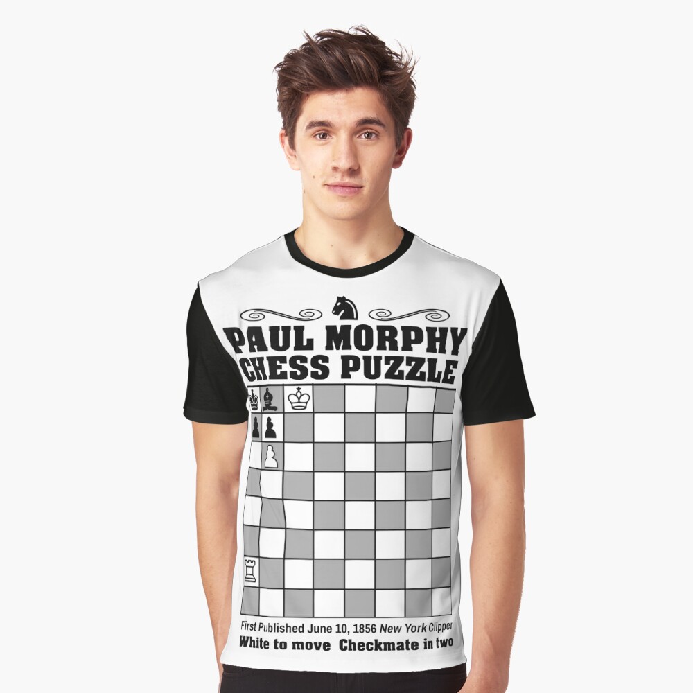 Paul Morphy Pop Art Chess T-shirt – Zero Blunders