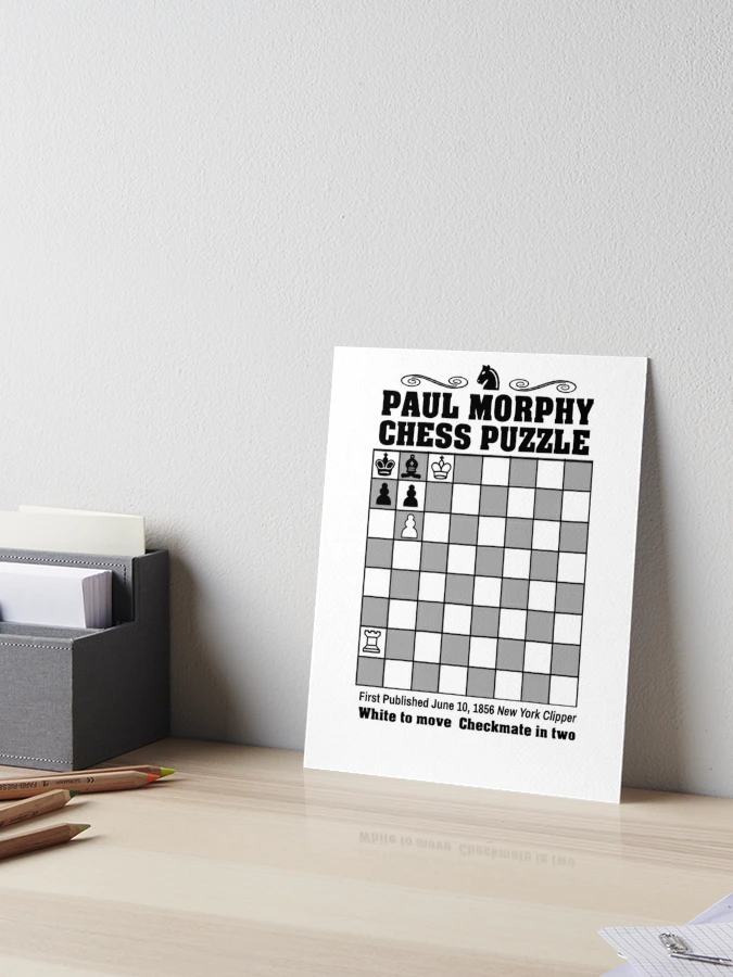 Paul Charles Morphy | Chess Lover | iPhone Case