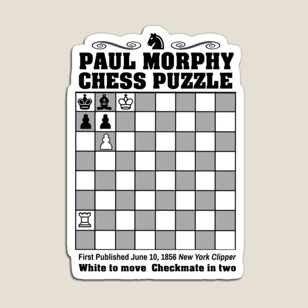 Paul Morphy--Chess Puzzle iPhone Case for Sale by tshdesigns