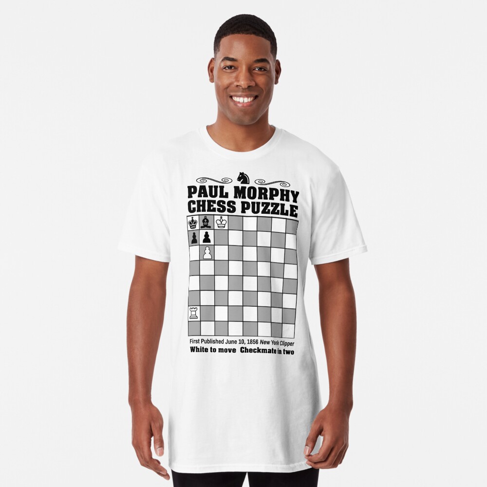 Paul Morphy Pop Art Chess T-shirt – Zero Blunders