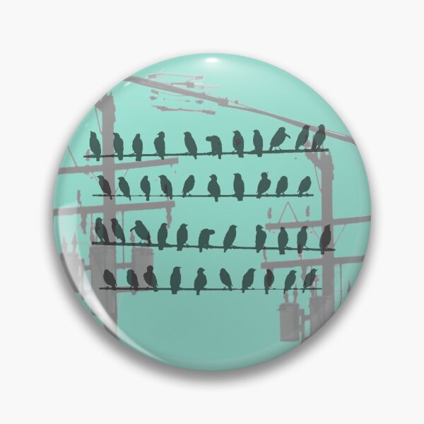 Item preview, Birds On A WIre - Turquoise designed and sold by incarnations.